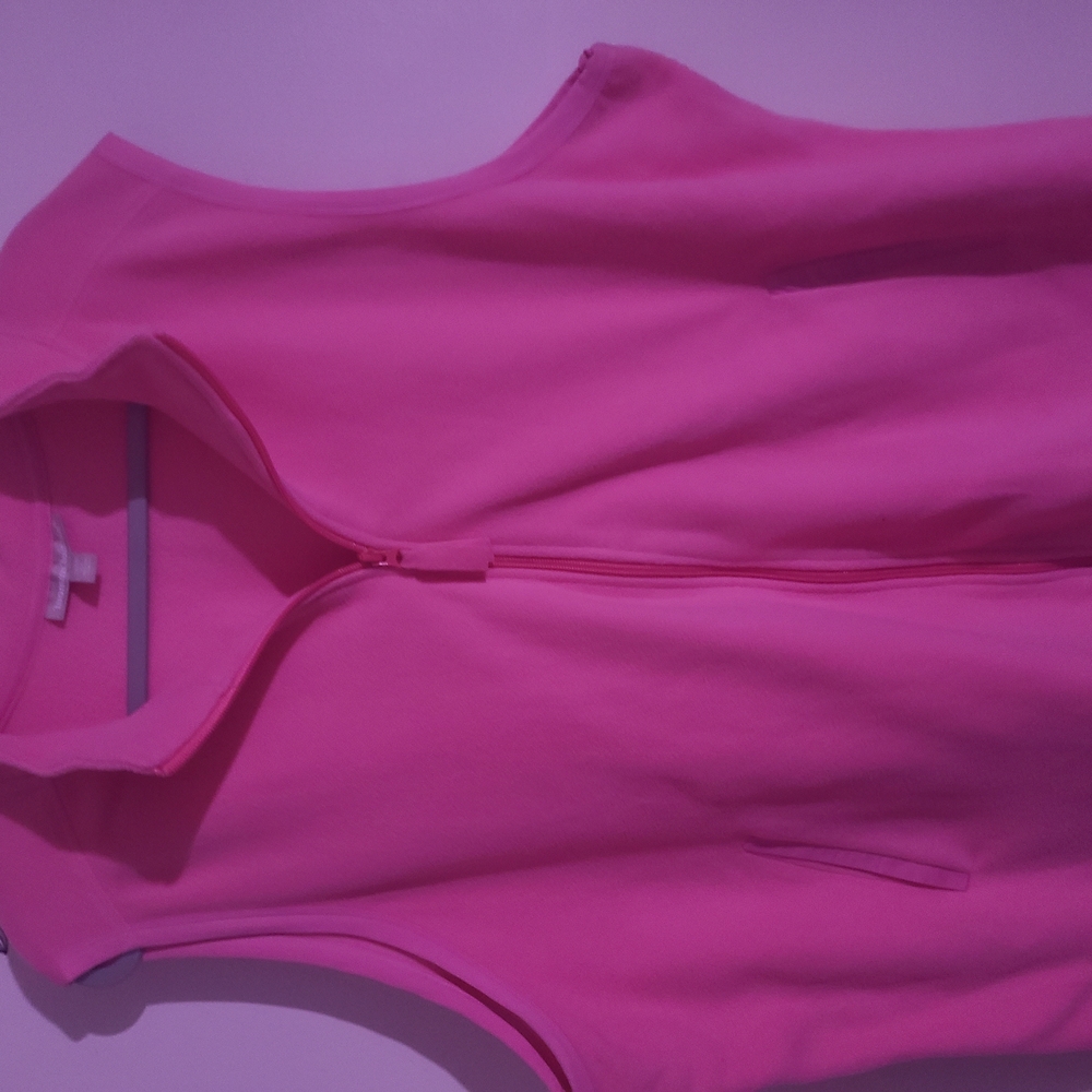 Vibrant Pink Sleeveless Vest